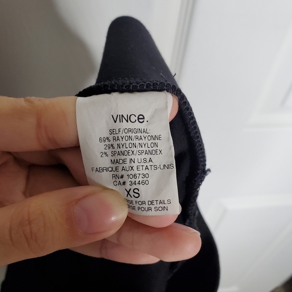 Vince Black Stitch Back Seam Leggings - Picture 12 of 12